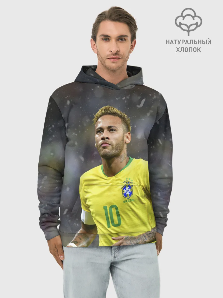 Худи мужской база хлопок / Неймар