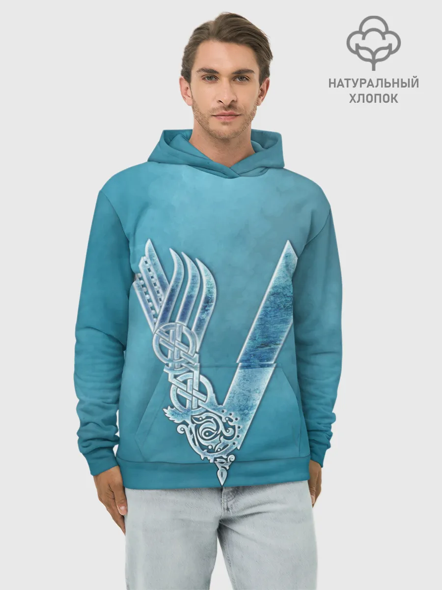 Худи мужской база хлопок / vikings