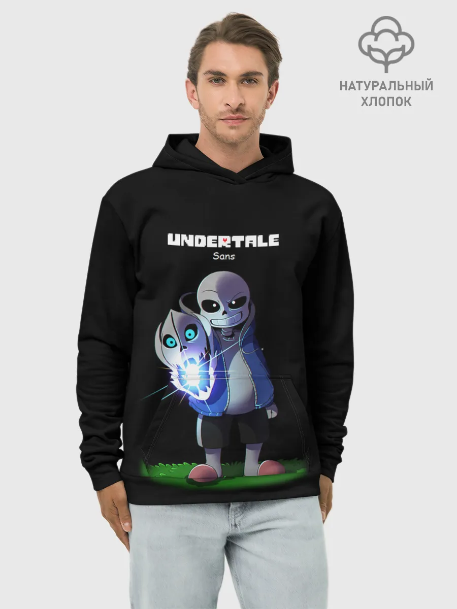Худи мужской база хлопок / UNDERTALE