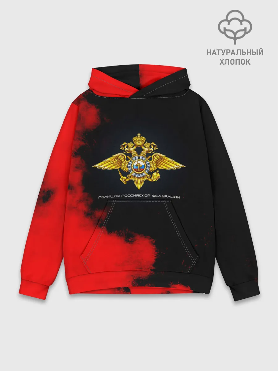Худи мужской база хлопок / Полиция Российской Федерации