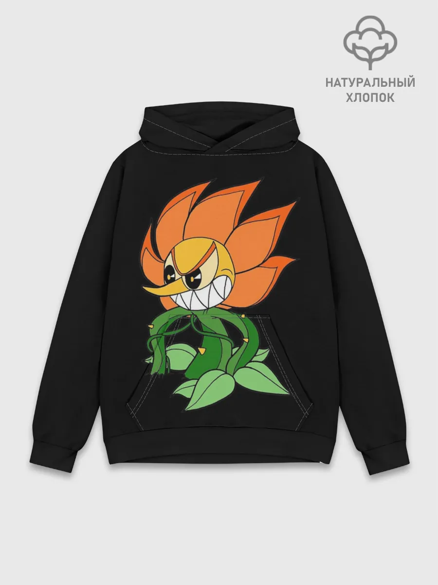 Худи мужской база хлопок / Cuphead - Кэгни Гвоздика