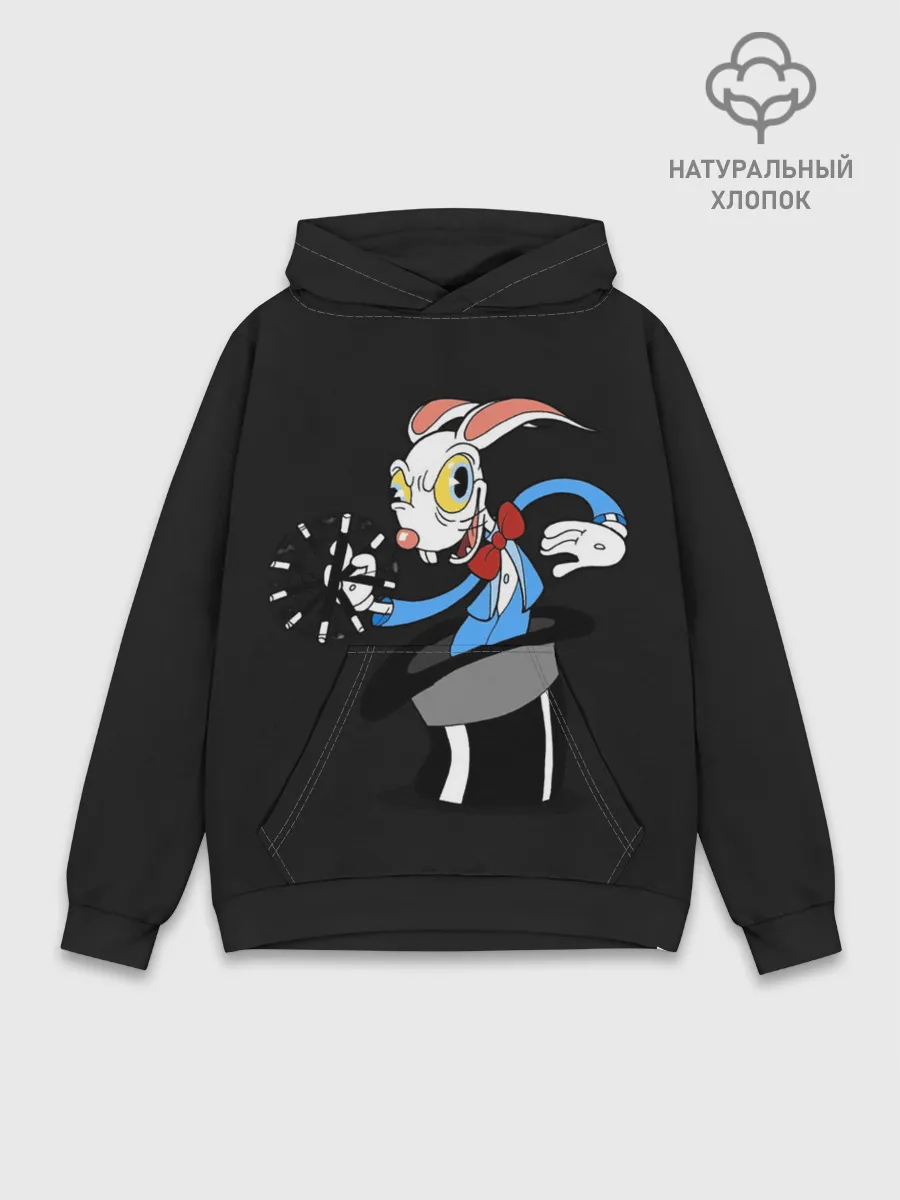 Худи мужской база хлопок / Cuphead - Хопус Покус