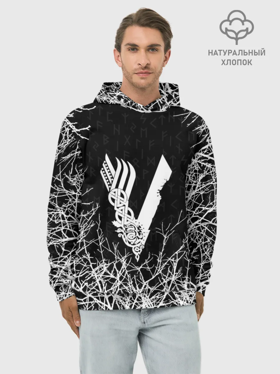 Худи мужской база хлопок / ВИКИНГИ