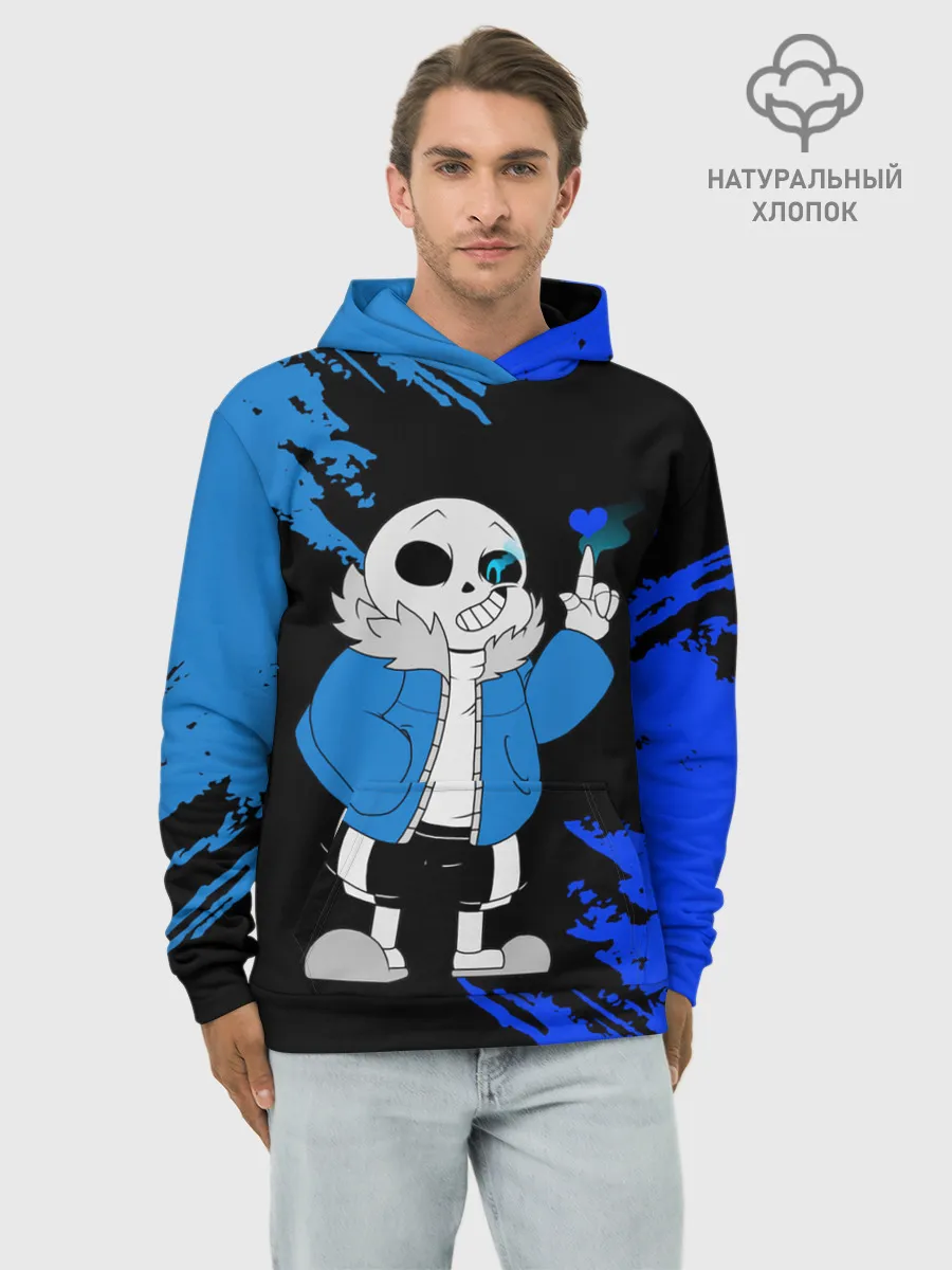 Худи мужской база хлопок / UNDERTALE
