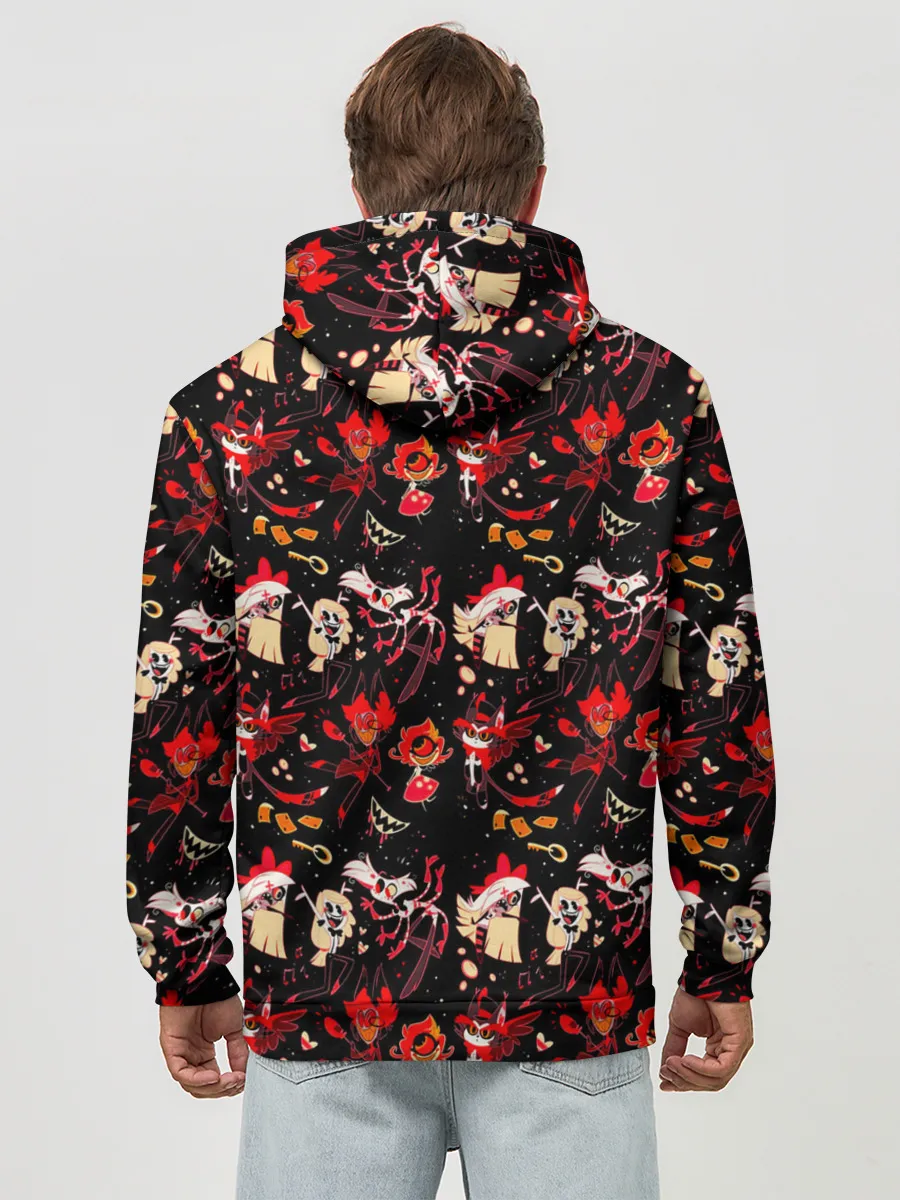 Худи мужской база хлопок / Hazbin Hotel