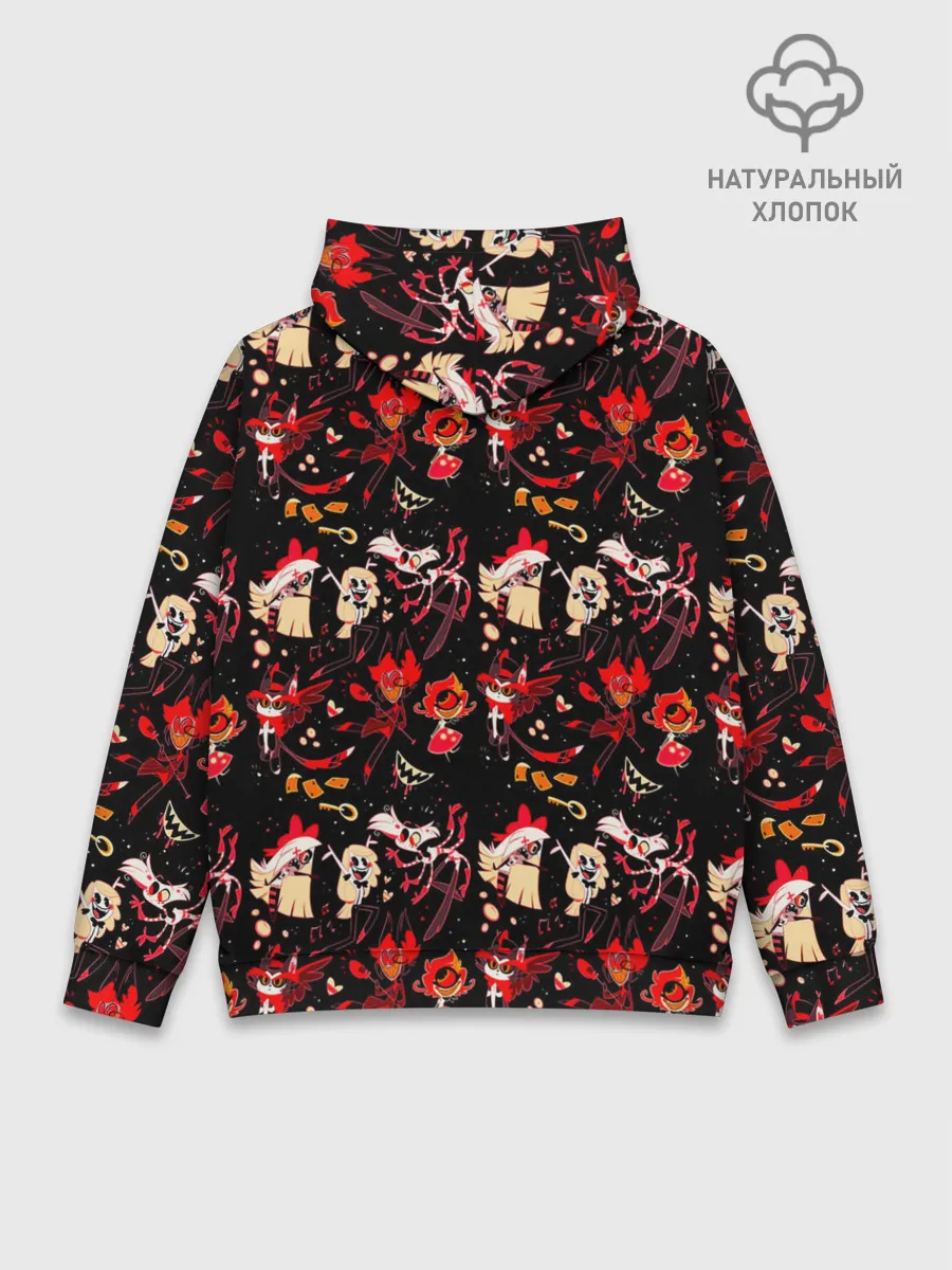 Худи мужской база хлопок / Hazbin Hotel