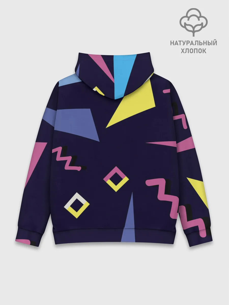 Худи мужской база хлопок / Танец геометрии