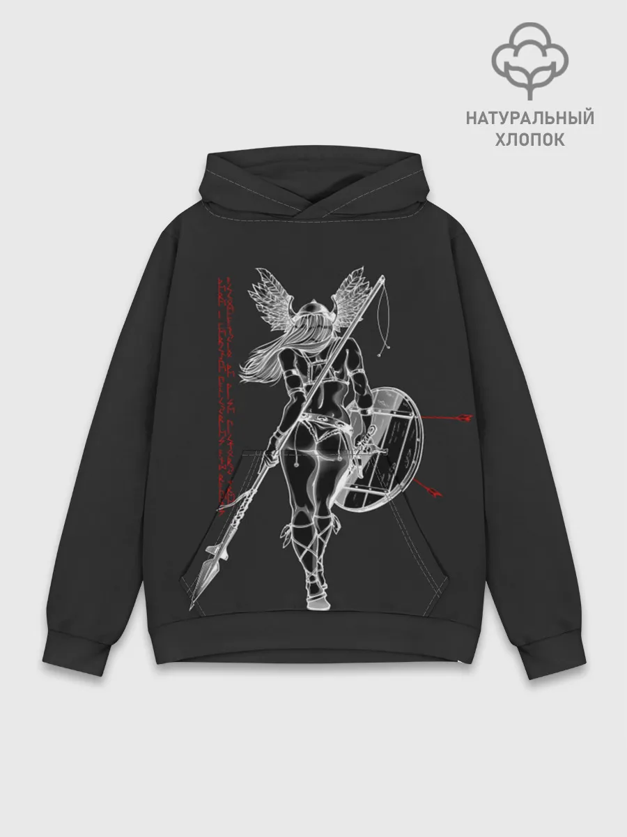 Худи мужской база хлопок / Vikings