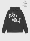 Худи мужской база хлопок / Bad wolf