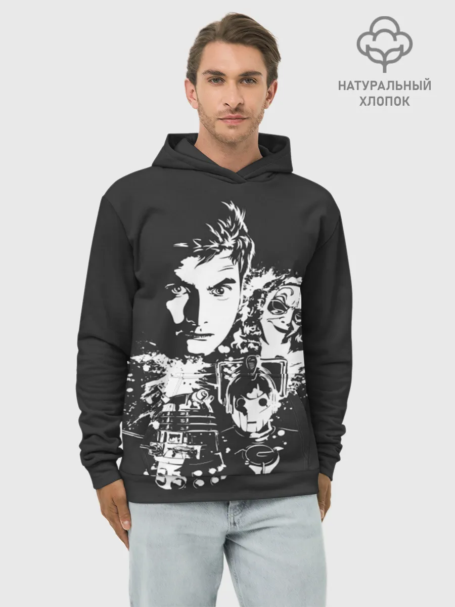 Худи мужской база хлопок / Doctor Who