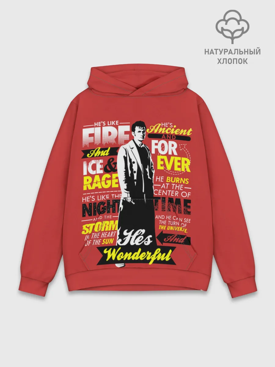 Худи мужской база хлопок / Doctor Who