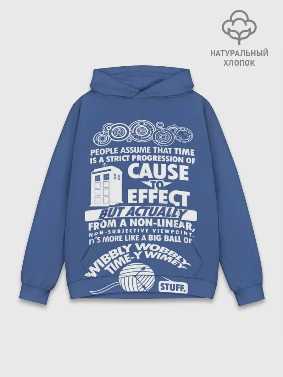 Худи мужской база хлопок / Doctor Who
