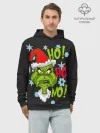 Худи мужской база хлопок / Grinch Face No! No! No!