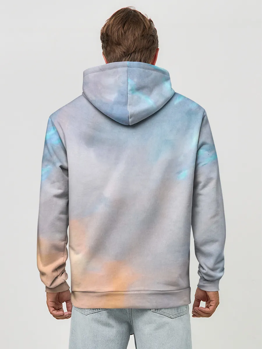 Худи мужской база хлопок / Warrior Zoomorph