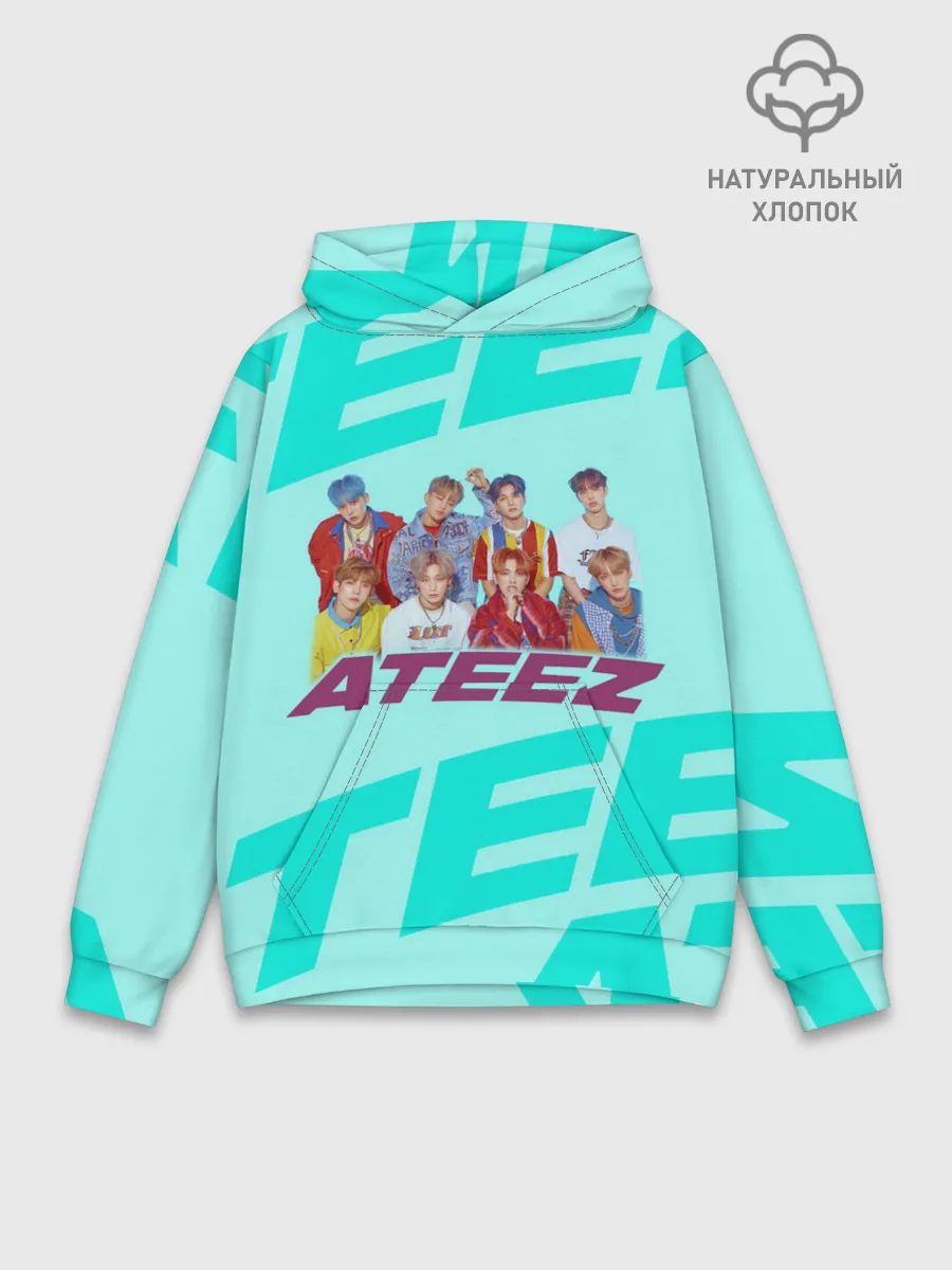 Худи мужской база хлопок / Ateez