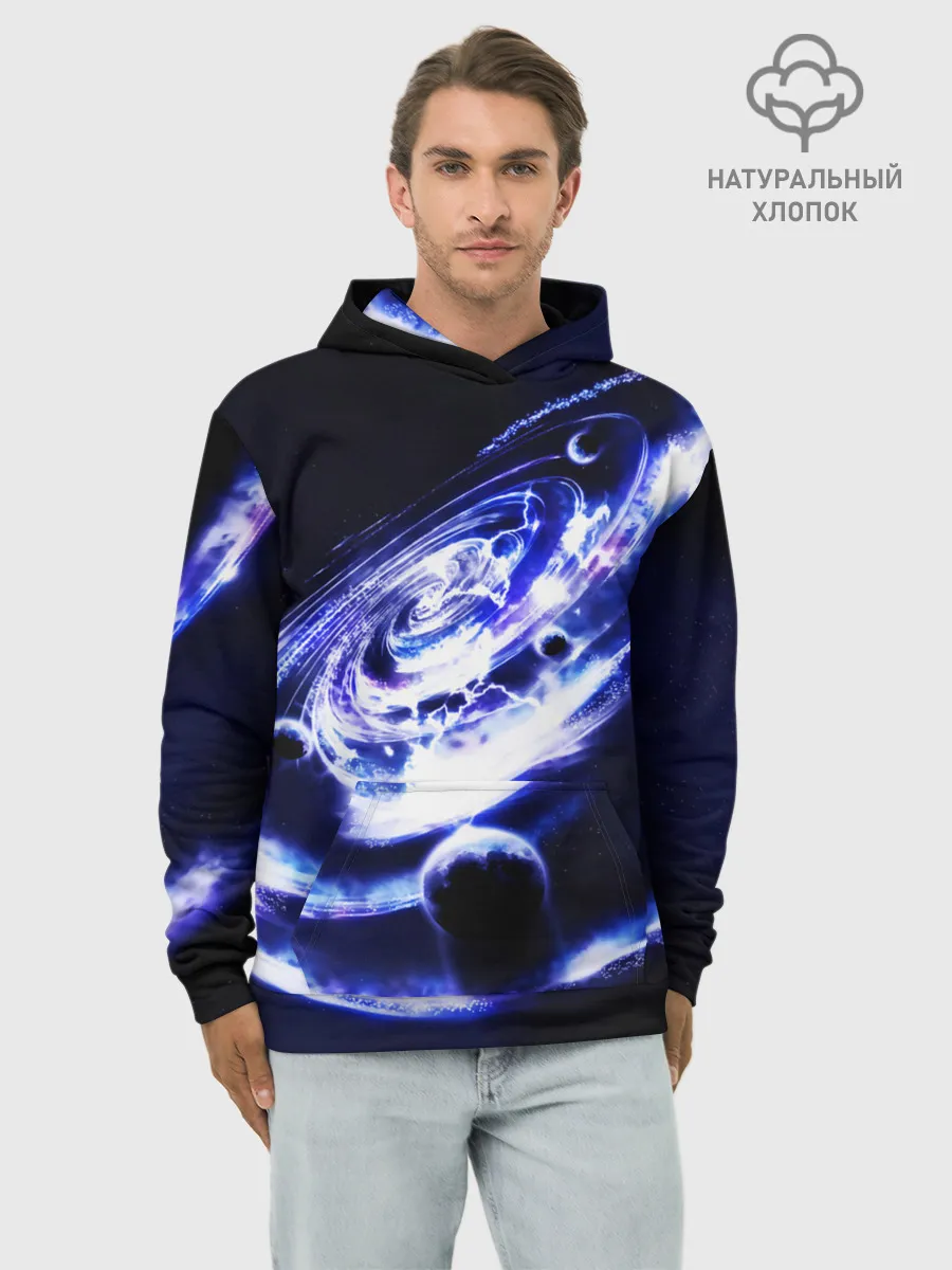 Худи мужской база хлопок / GALAXY