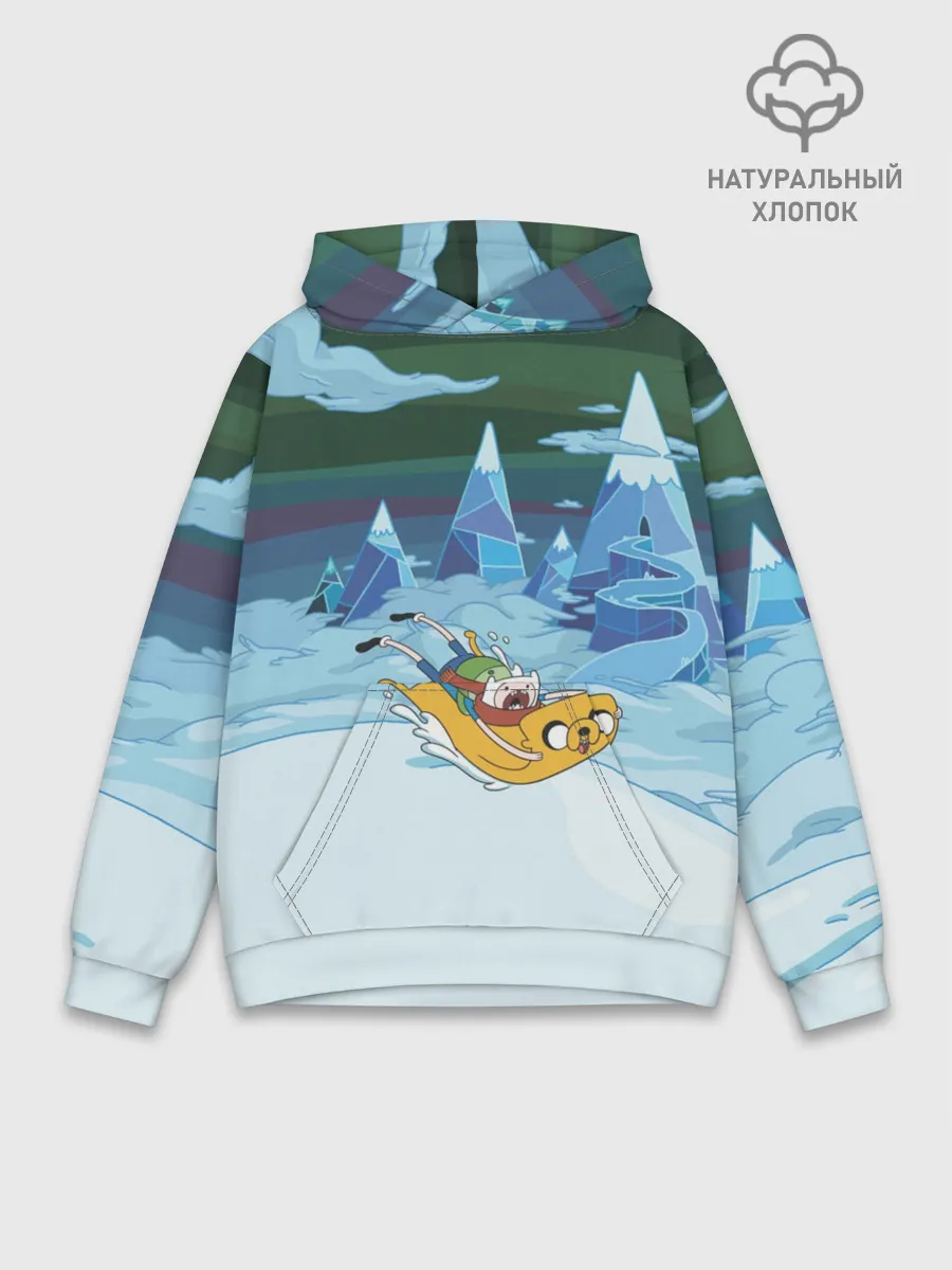 Худи мужской база хлопок / Finn on Jake