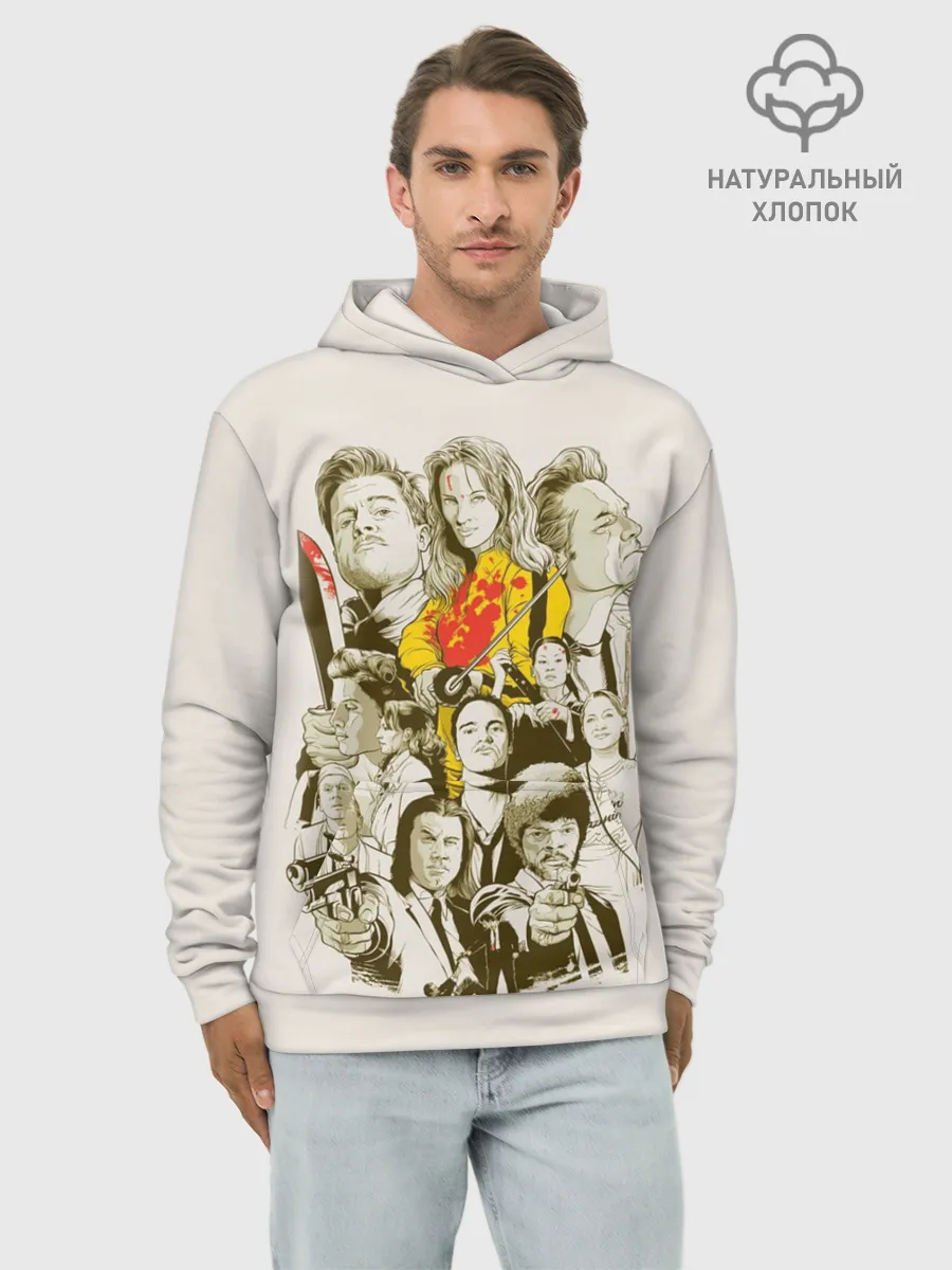 Худи мужской база хлопок / КВЕНТИН ТАРАНТИНО.