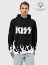 Худи мужской база хлопок / Kiss