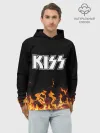 Худи мужской база хлопок / Kiss