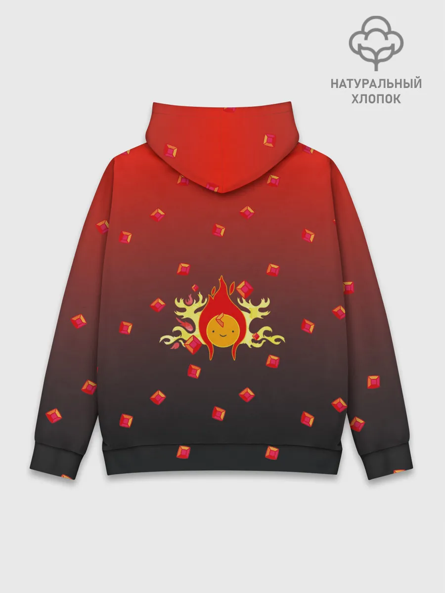Худи мужской база хлопок / Flame Princess