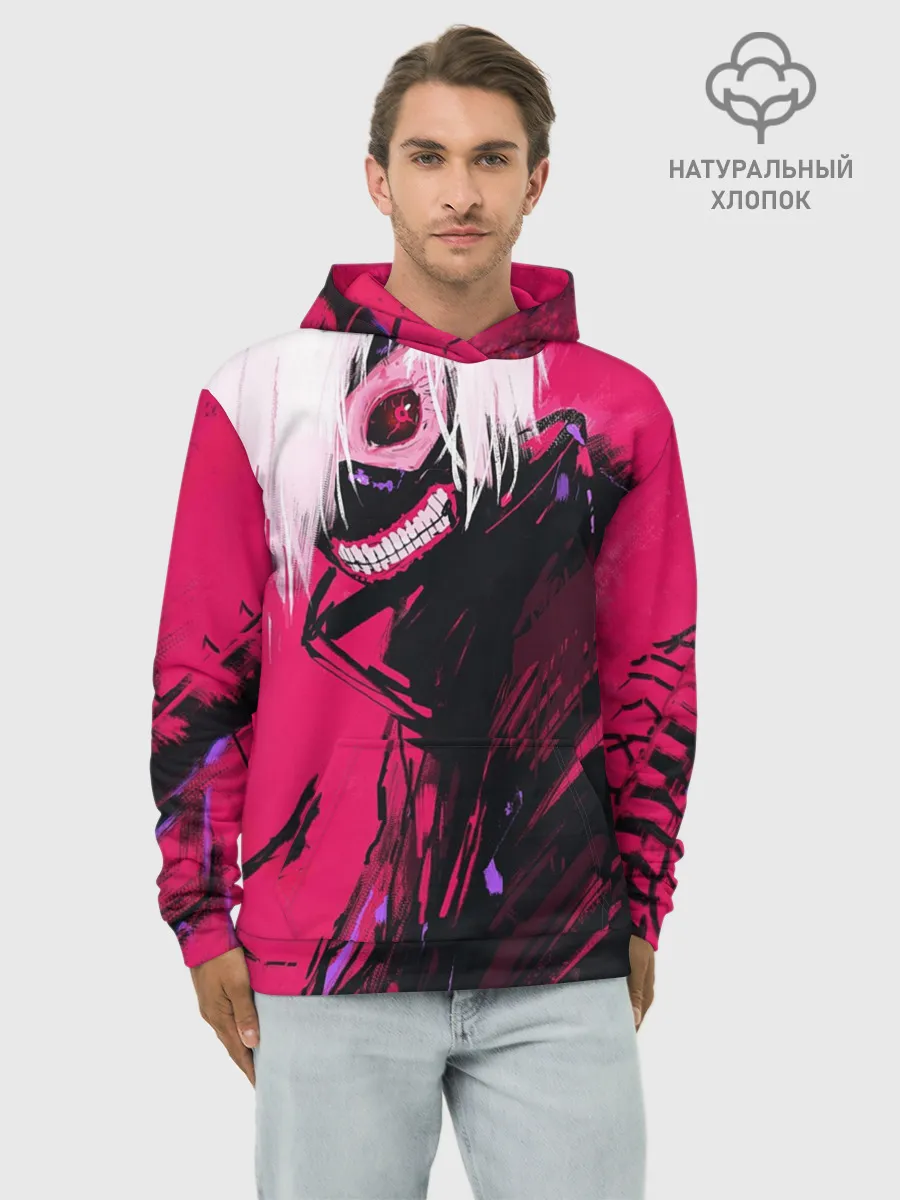 Худи мужской база хлопок / Токийский Гуль