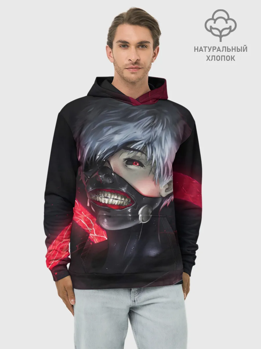 Худи мужской база хлопок / Токийский Гуль