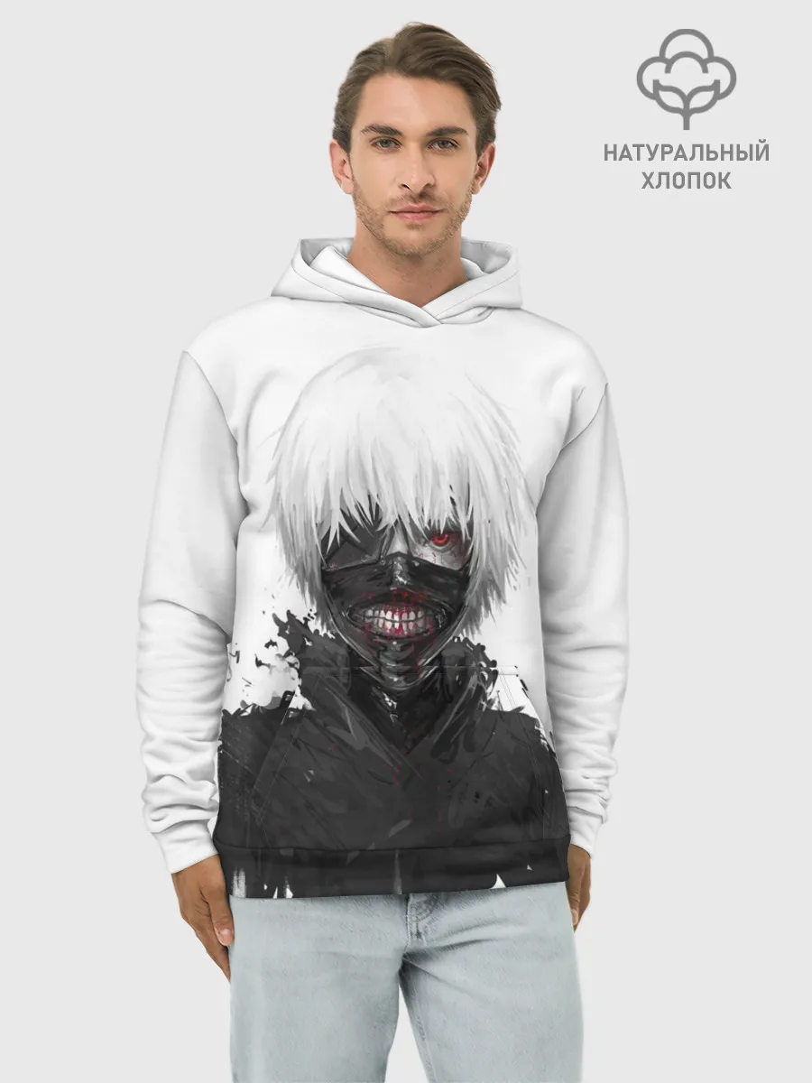 Худи мужской база хлопок / Токийский Гуль