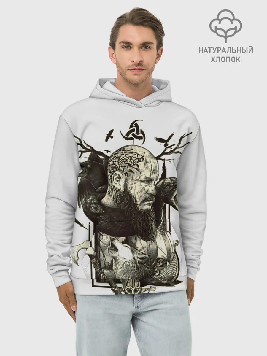Худи мужской база хлопок / ragnar