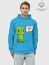 Худи мужской база хлопок / MINECRAFT