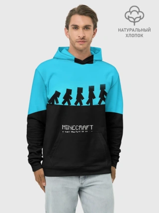 Худи мужской база хлопок / MINECRAFT