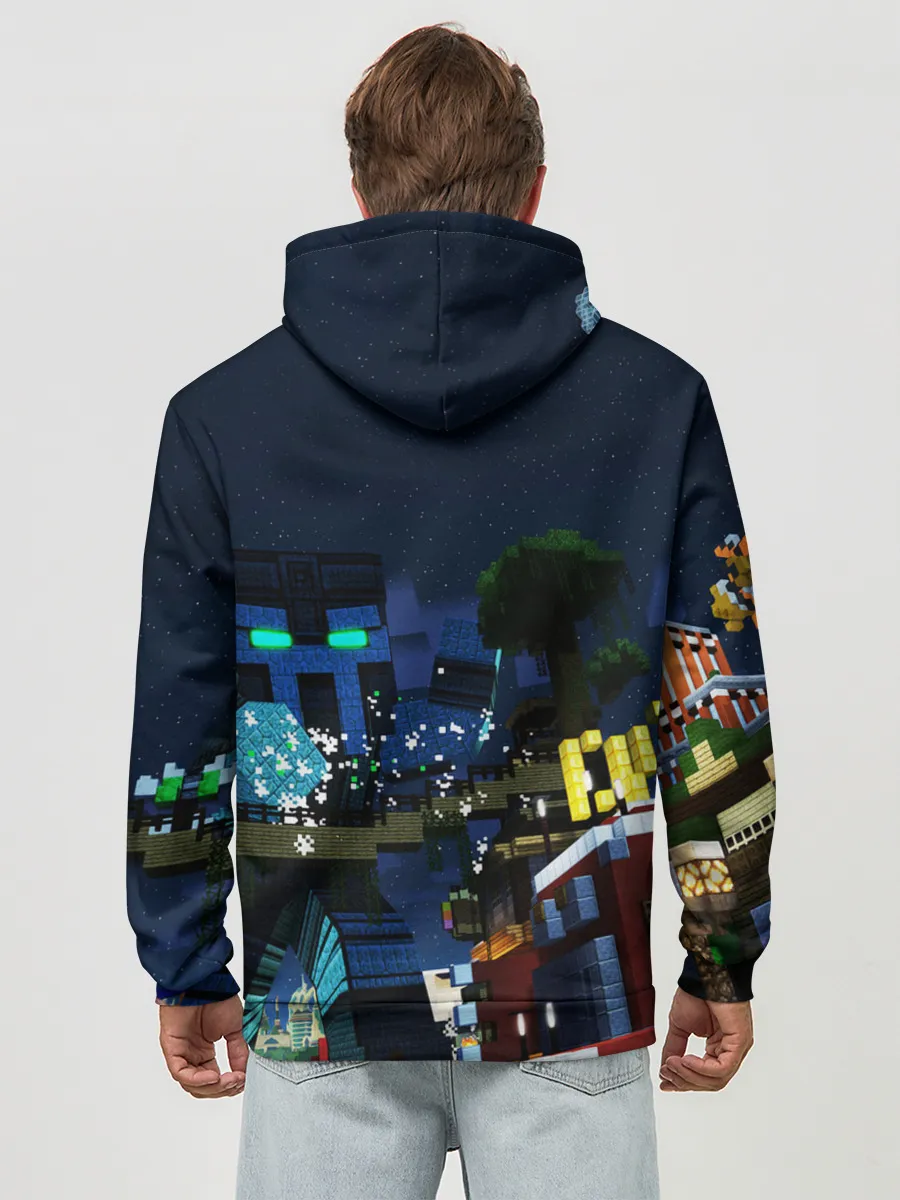 Худи мужской база хлопок / MINECRAFT