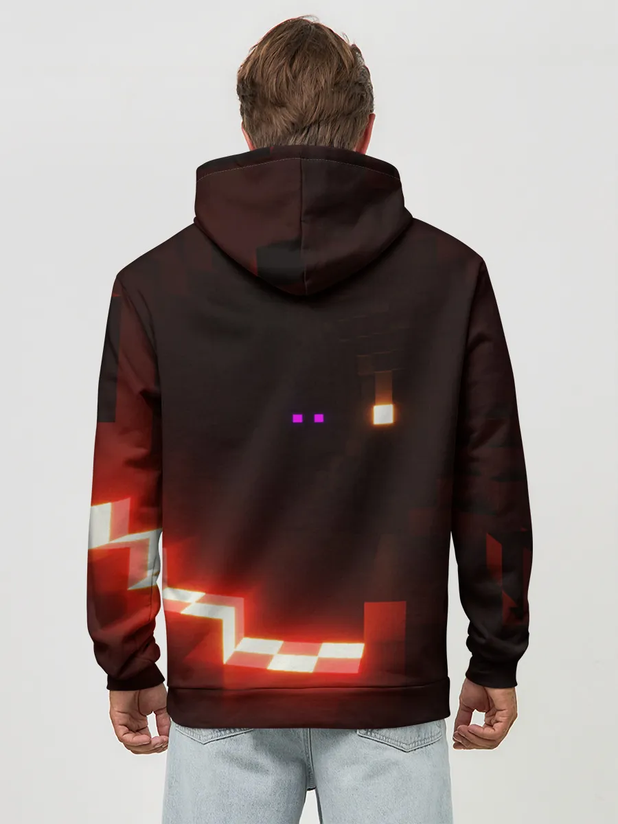 Худи мужской база хлопок / MINECRAFT