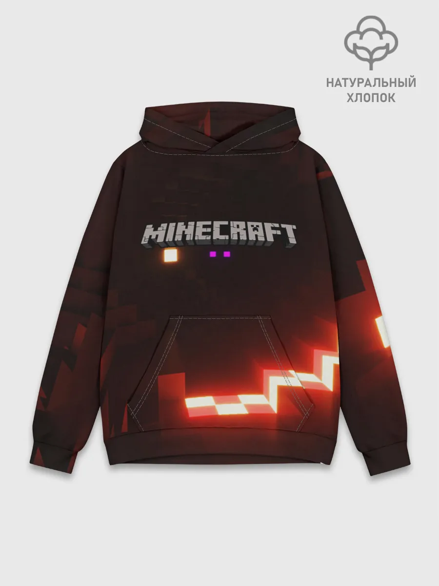 Худи мужской база хлопок / MINECRAFT