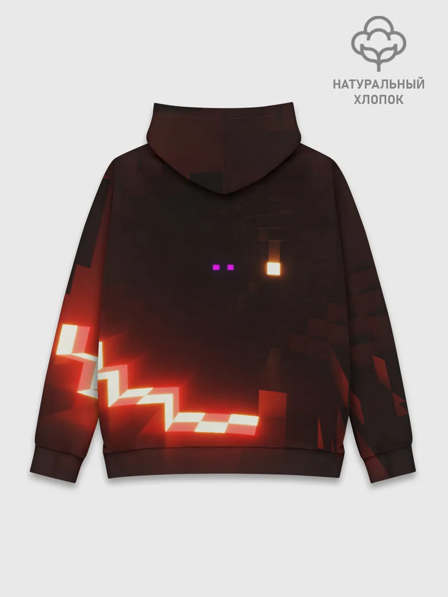 Худи мужской база хлопок / MINECRAFT