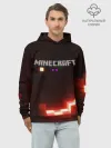 Худи мужской база хлопок / MINECRAFT