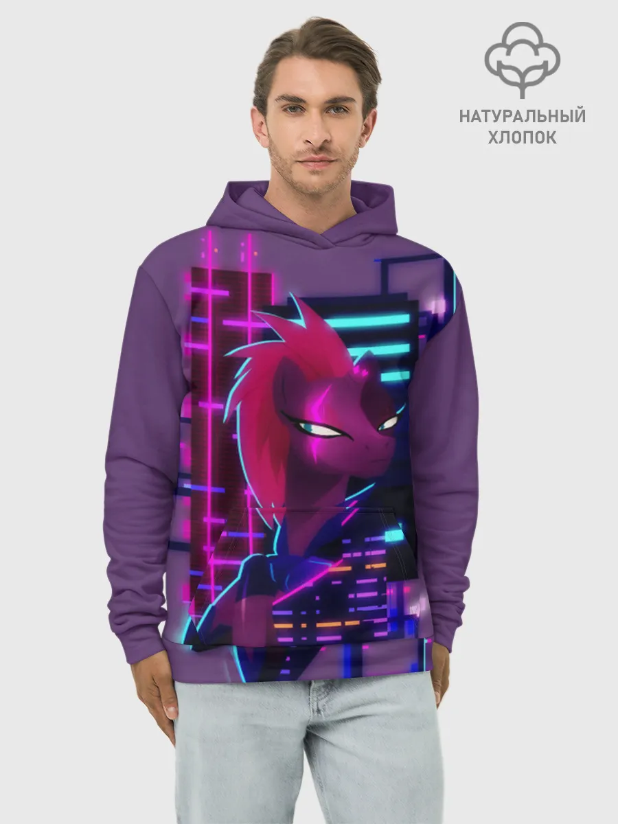 Худи мужской база хлопок / Мой маленький пони