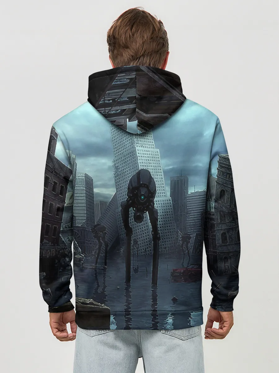 Худи мужской база хлопок / Халф-лайф