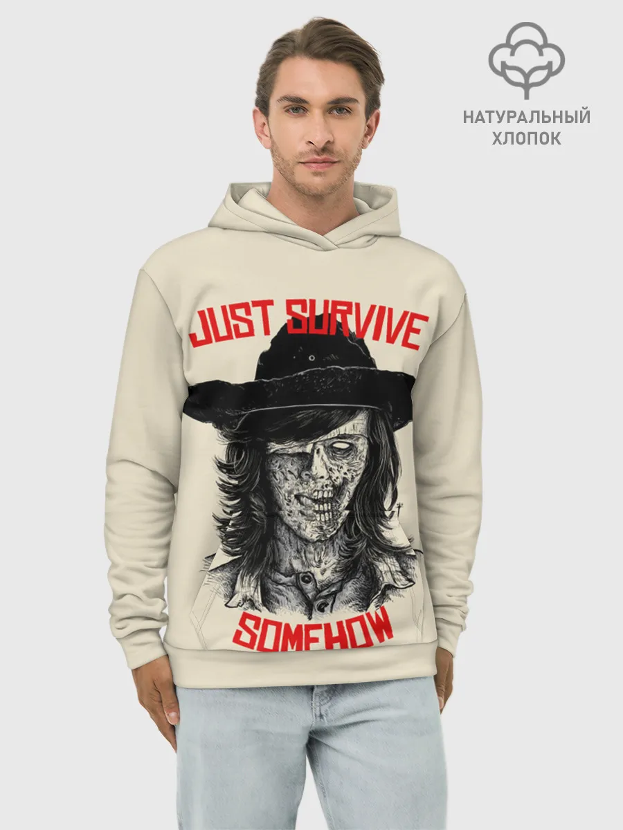 Худи мужской база хлопок / Gust survive smehow