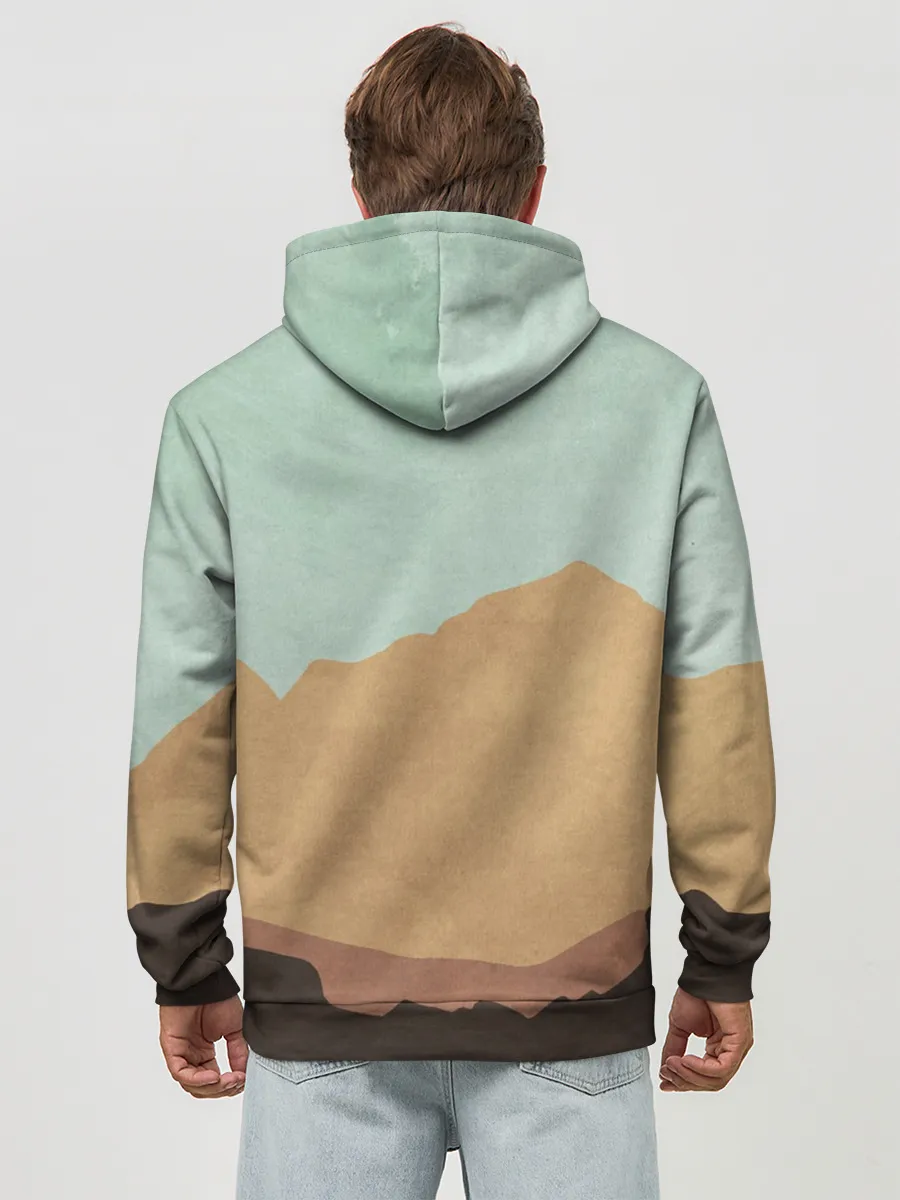 Худи мужской база хлопок / Rust