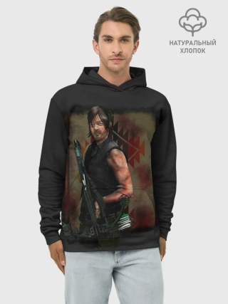 Худи мужской база хлопок / The Walking Dead