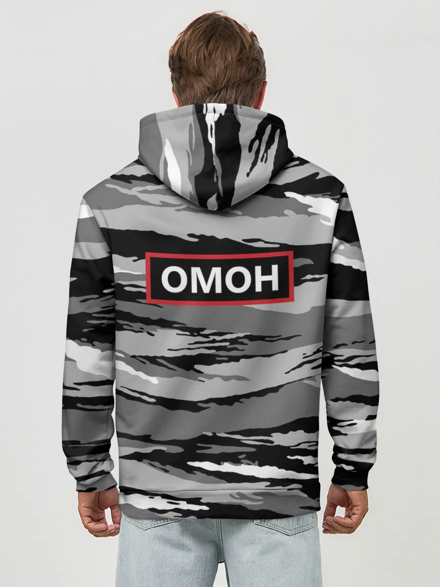 Худи мужской база хлопок / ОМОН