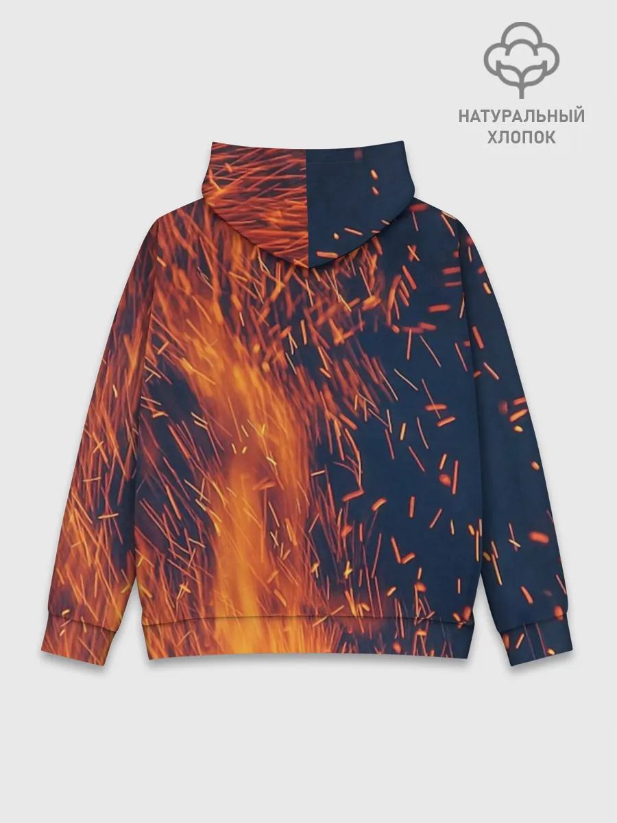 Худи мужской база хлопок / Sparks Rust