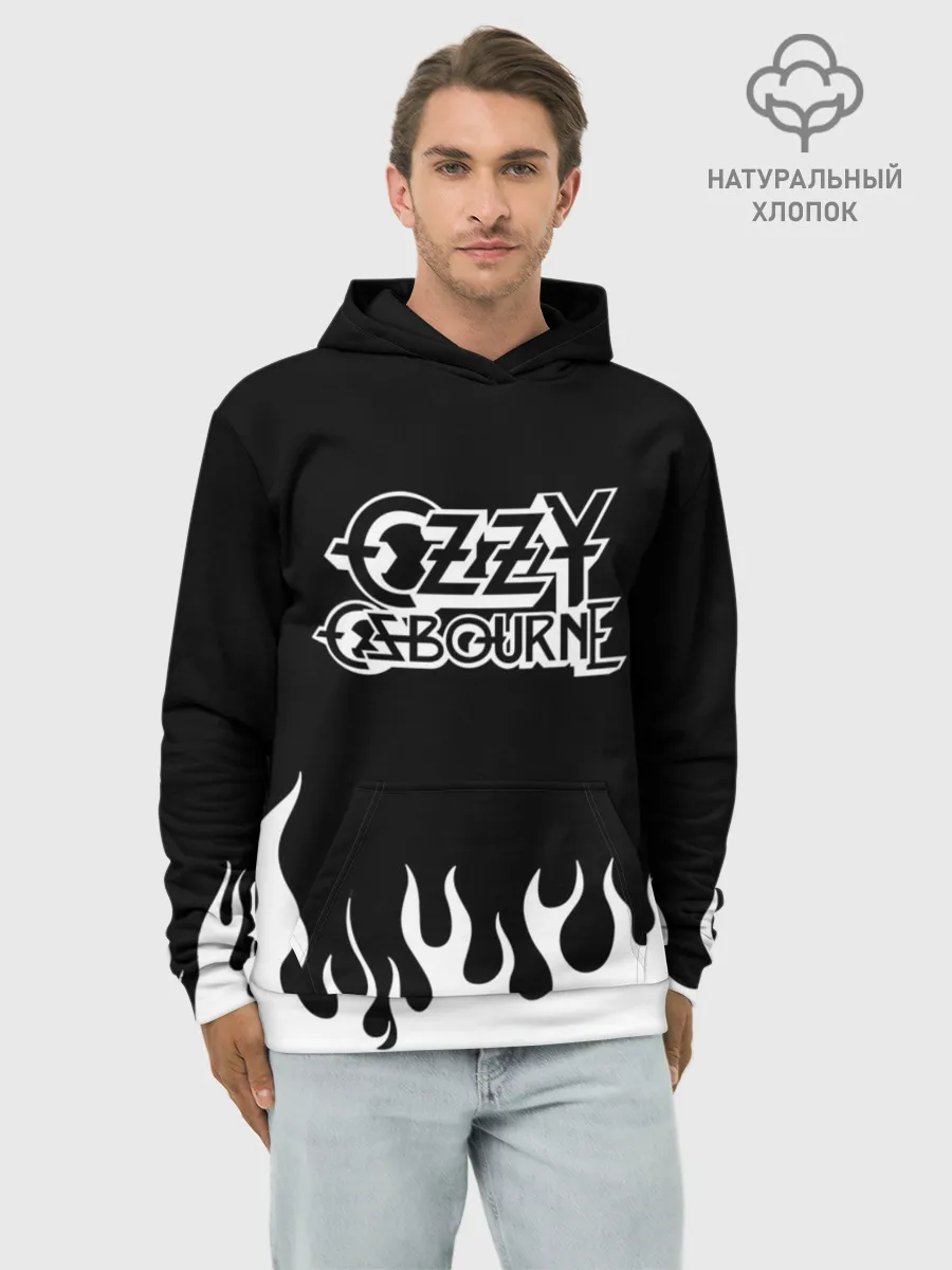 Худи мужской база хлопок / Ozzy Osbourne