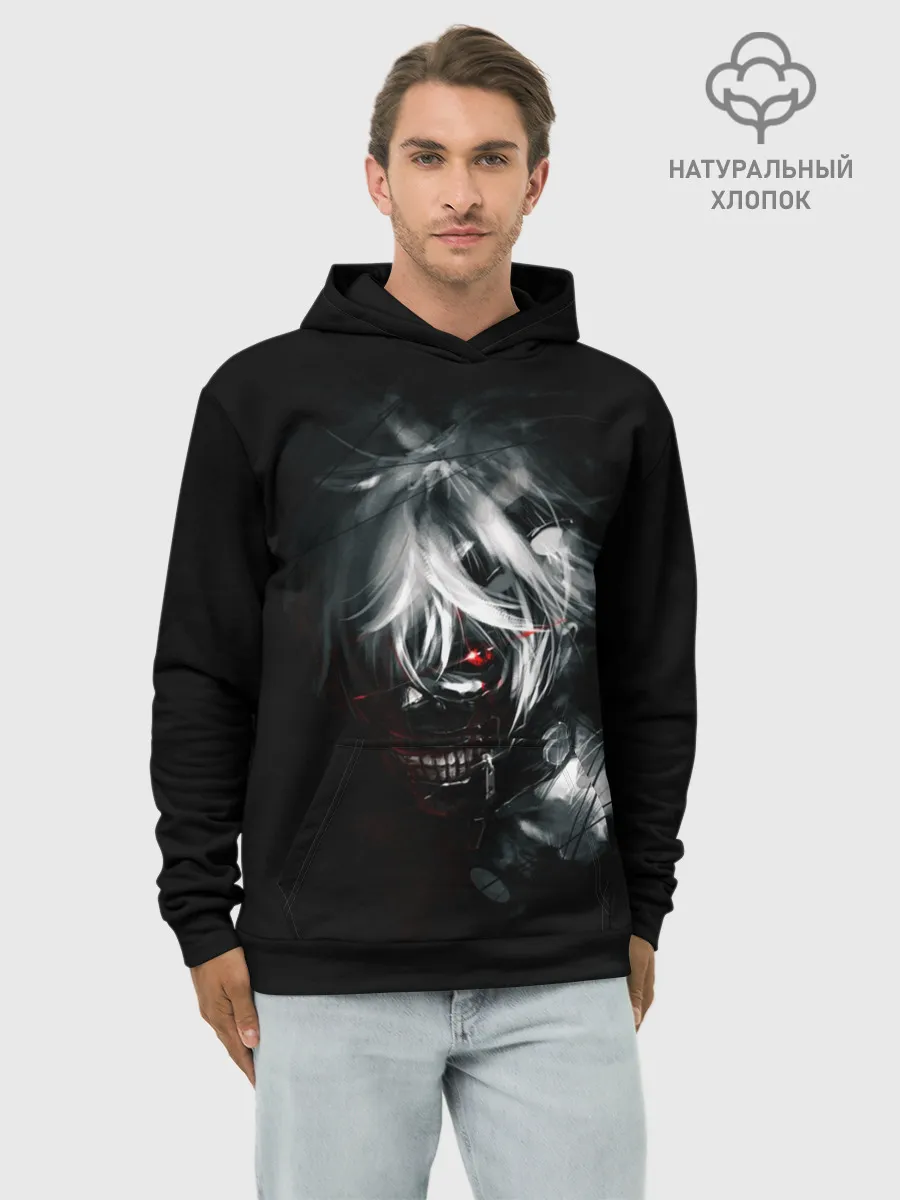 Худи мужской база хлопок / Токийский гуль