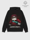 Худи мужской база хлопок / MINECRAFT