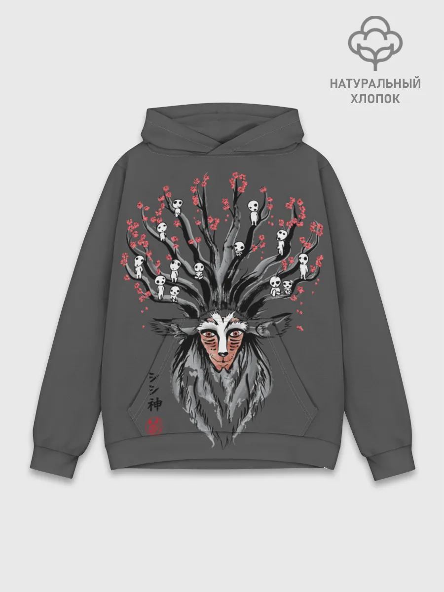 Худи мужской база хлопок / Princess Mononoke