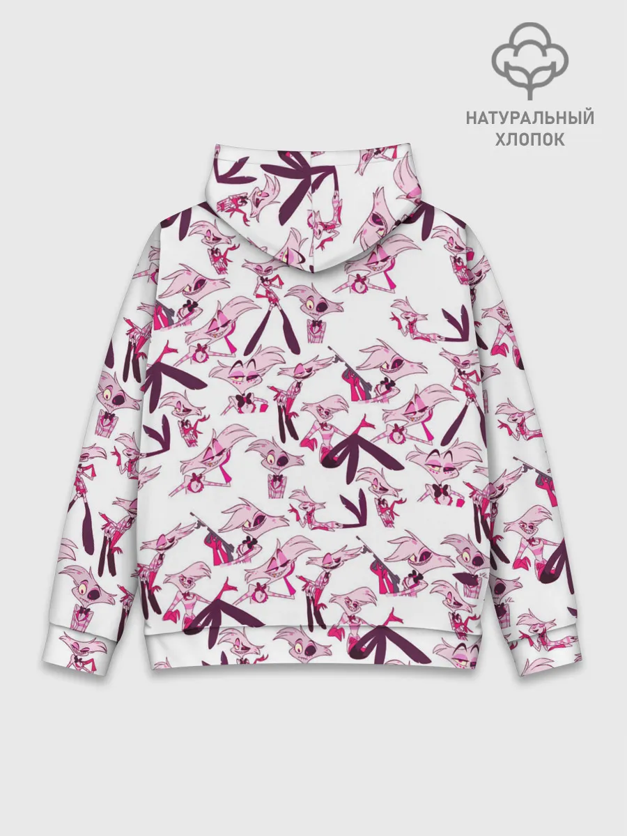 Худи мужской база хлопок / Hazbin Hotel: Angel Dust