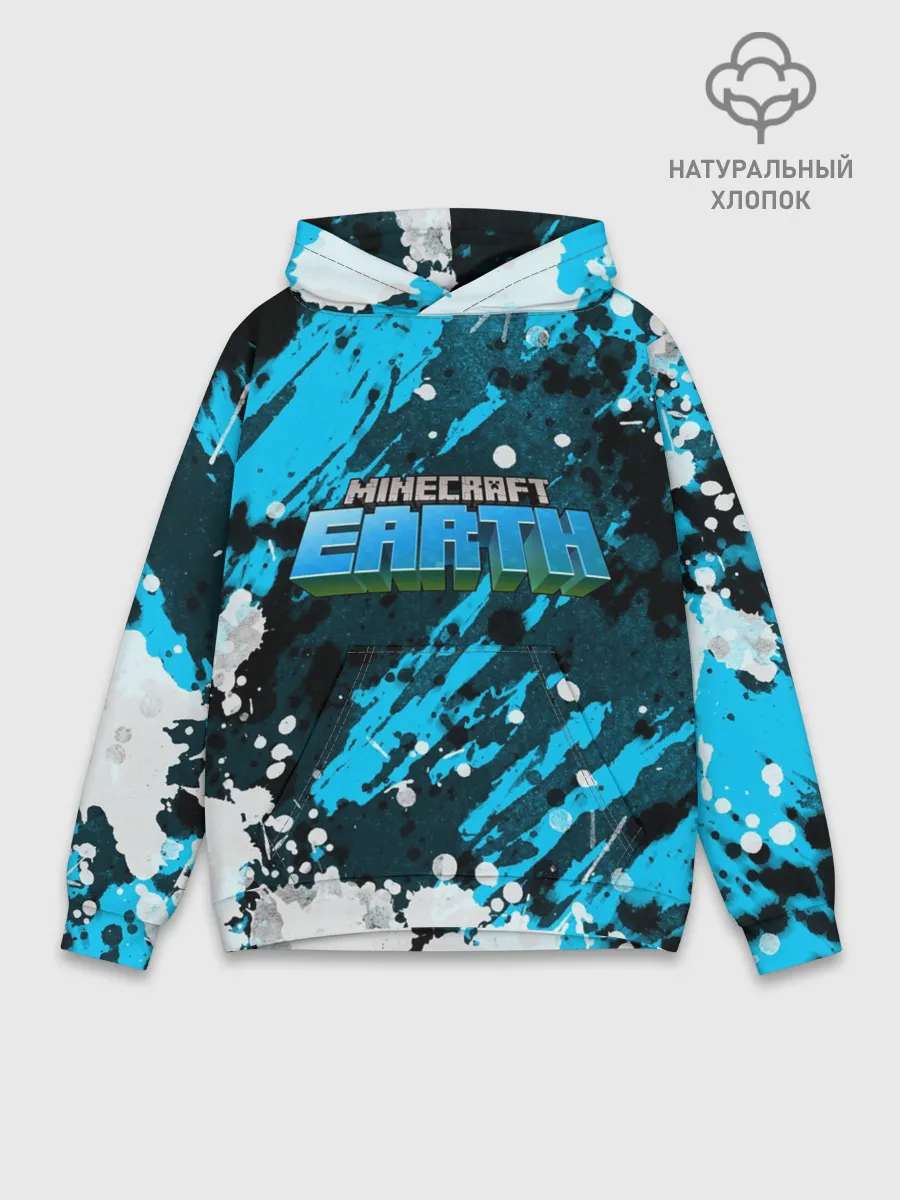 Худи мужской база хлопок / Minecraft / Майнкрафт