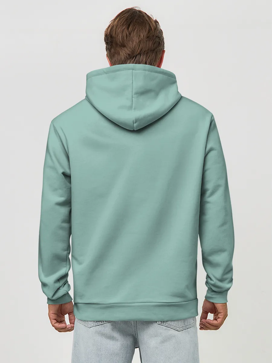 Худи мужской база хлопок / Billie Eilish Mint Art